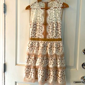 BCBG stunning lace dress